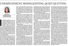 Umemployment Moonlighting Quiet Quitting